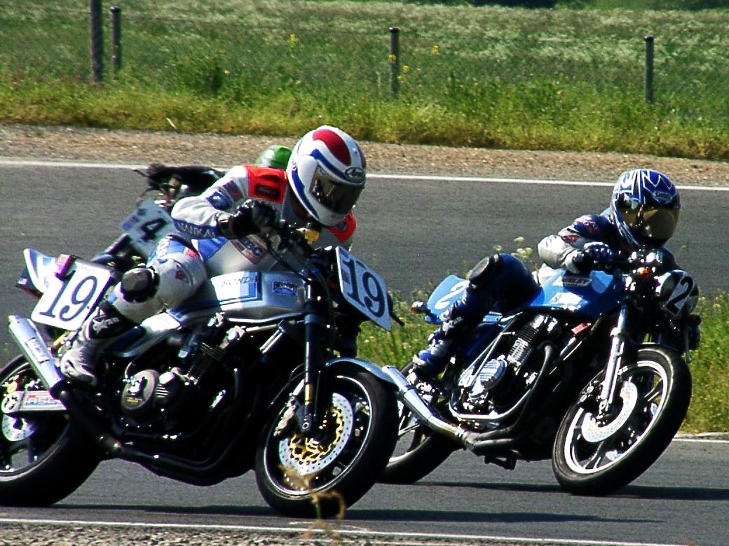 Classic Superbikes in action
